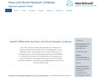 haus-und-grund-hessisch-lichtenau.de Webseite Vorschau