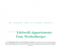 haus-wechselberger.at Webseite Vorschau