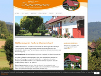 haus-zimmermann-zell.de Webseite Vorschau