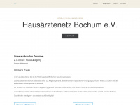 hausaerztenetz-bochum.de Webseite Vorschau