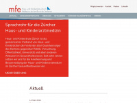 hausaerztezuerich.ch Webseite Vorschau