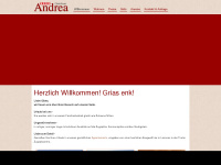 hausandrea.at Webseite Vorschau
