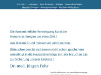 hausarzt-karben.de Webseite Vorschau
