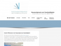 hausarztpraxis-amhumboldtplatz.de Webseite Vorschau