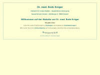 hausarztpraxis-dr-krueger.de Webseite Vorschau