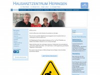 hausarztzentrum-heringen.de Webseite Vorschau