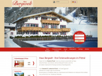 hausbergwelt.at Webseite Vorschau