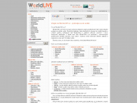 worldlive.cz Webseite Vorschau