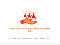 hausderhoffnung-nepal.de Webseite Vorschau
