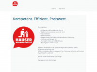 hauser-maurerarbeiten.ch Webseite Vorschau