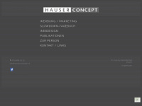 hauserconcept.ch Webseite Vorschau