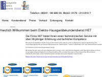 hausgeraete-neubiberg.de Webseite Vorschau