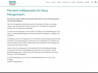 hausmorgenstern.ch Webseite Vorschau