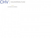 chv-hausverwaltung.de Webseite Vorschau