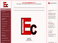 hauzenberg-ec.de Webseite Vorschau