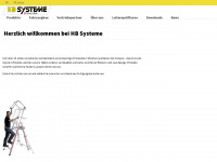hbsysteme.ch Webseite Vorschau