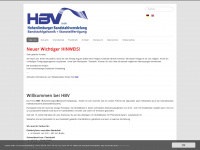 hbv-veredelung.de Webseite Vorschau