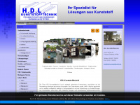 hdl-kunststofftechnik.de Webseite Vorschau