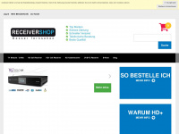 hdtv-receiver-shop.de Webseite Vorschau