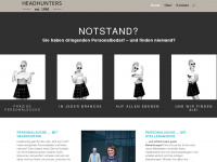 headhunters.at Webseite Vorschau