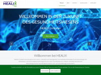 healix.at Webseite Vorschau