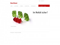 heartsaver.de Webseite Vorschau