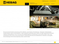 hebag-ag.ch Webseite Vorschau