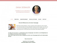 hebamme-dana-seebauer.de Webseite Vorschau