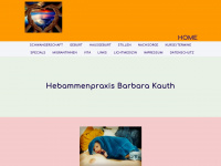 hebamme-kauth.de Webseite Vorschau