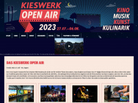 kieswerk-open-air.de Webseite Vorschau