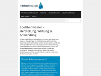 edelsteinwasser-herstellen.de Webseite Vorschau