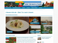litauen-info.de Webseite Vorschau
