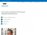 wasserfall.com Webseite Vorschau