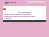 pawarisa-thaimassage.de Webseite Vorschau
