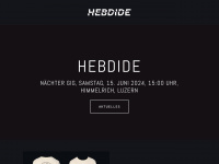 hebdide.ch Webseite Vorschau