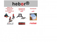 hebor.ch Webseite Vorschau