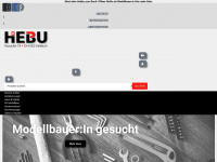 hebu-shop.ch Webseite Vorschau