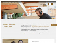 hecht-holzbau.ch Webseite Vorschau