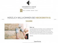 heckeroth-sahin.de Webseite Vorschau