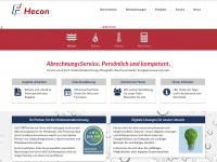 hecon.de Webseite Vorschau