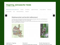 hegering-juehnsdorferheide.de Webseite Vorschau