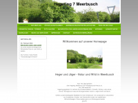 hegering-meerbusch.de Webseite Vorschau