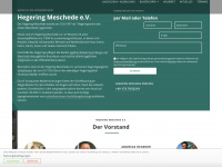 hegering-meschede.de Webseite Vorschau