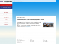 heidemann-kanalreinigung.de Webseite Vorschau