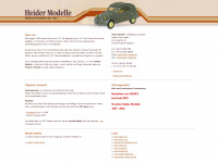 heider-modelle.de Webseite Vorschau