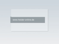 heider-online.de Webseite Vorschau