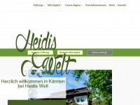 heidis-welt.at Webseite Vorschau