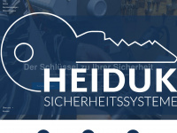 heiduk-sicherheit.de Webseite Vorschau