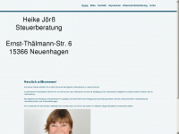 heike-joerss-steuerberatung.de Webseite Vorschau
