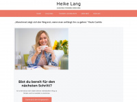 heike-lang.de Webseite Vorschau